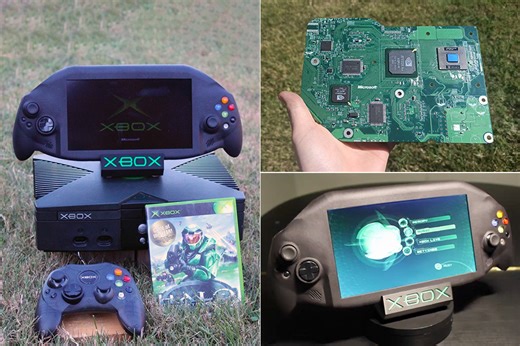 Custom-Built Xbox Portable Uses Real Motherboard, Modeled After Original Console