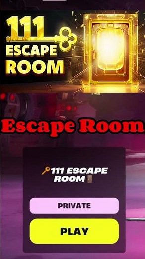 THE BEST ESCAPE ROOM MAP IN FORTNITE RIGHT NOW