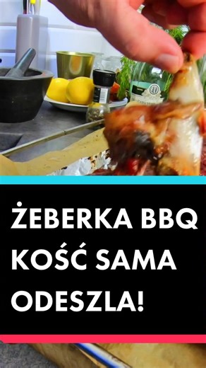 Przepis na legendarne żeberka BBQ w sosie z odłączoną kością