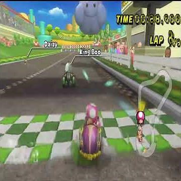 Mario Kart Wii #01 150cc Luigi Circuit with Toadette (Concerto/Mini Beast)
