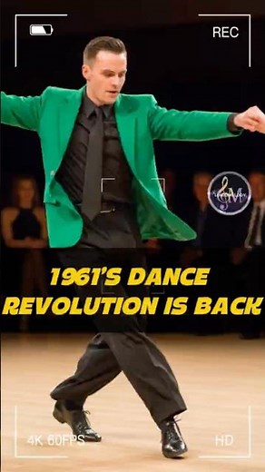 Let's Twist Again (1961) Chubby Checker | ICONIC DANCE#song #60smusic #AILingoMelody #shorts #lyrics