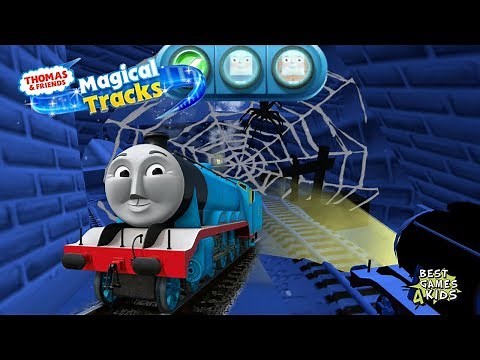 GORDON Mission in HAUNTED CASTLE! | Thomas & Friends: Magical Tracks - Kids Train Set