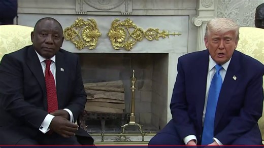 Trump’s oval office clash with South African president