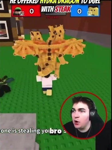 Fan challenged steak to a duel