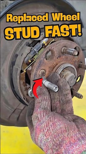 Wheel Stud Broken? Replace It in Minutes #mechanic #usa