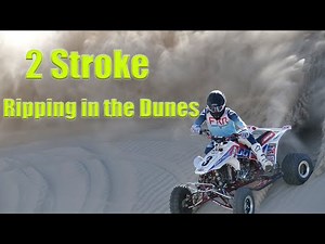 Honda TRX 2 Stroke Rips the Dunes - Dirt Wheels