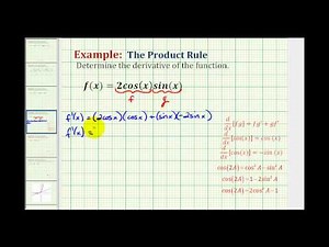 Ex 1: Determine a Derivative Using the Product Rule Involving a Trig Function