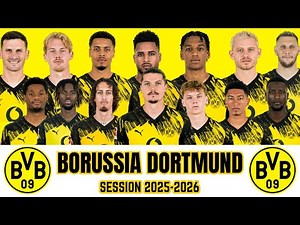 Borussia Dortmund SQUAD | Session 2025-2026 | UPDATED | Players, Countries & Position