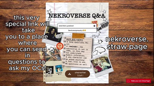 Atualizações e Perguntas sobre Meus OCs