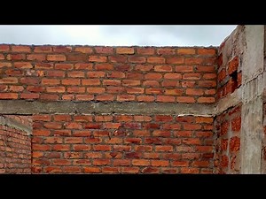 Size and height of lintel beam number of bricks required