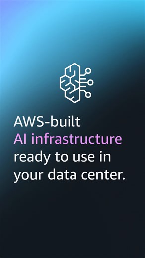 AWS on Instagram: "Level up your data center with factory-grade #AI power. 🏭💪⚡ Now available, AWS AI Factories deliver ready-to-deploy AI infrastructure combining #AWS Trainium, NVIDIA GPUs, & specialized networking. Skip the setup complexity & accelerate your AI initiatives from concept to production. 🔗 Link in bio #AWSreInvent"