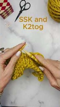 Knitting Decreases Tutorial