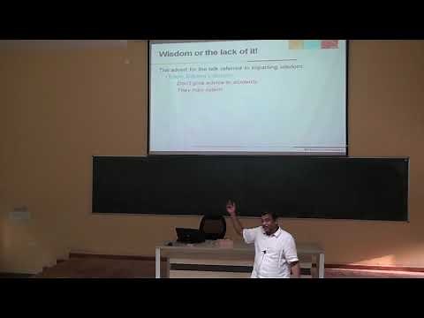 THE LAST LECTURE BY Professor Shan B. , BITS Pilani, Pilani Campus