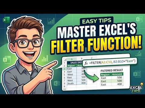 Filter Function in Excel
