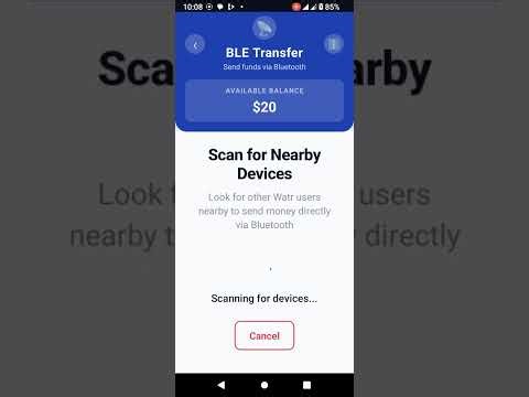 "Watr: Offline Bluetooth Payment Wallet & Super App"