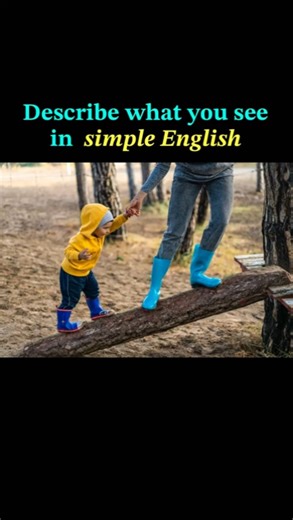 Learn English with Picture Description | Easy Sentences & Vocabulary #ESL #Shorts #describeimage