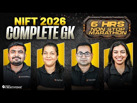 NIFT 2026 Complete GK Marathon | 6 Hours Non-Stop | Score Full Marks in NIFT 2026 GK Section