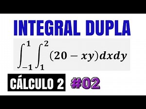 Double Integral - Rectangular Regions #02