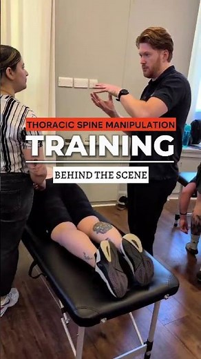Thoracic Spine Manipulation Training | Behind the Scenes with Ewen McDonald, Osteopath