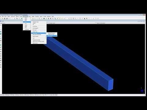cantilever with brick elements