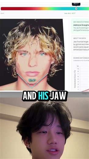 What Makes Erik Harding So Appealing? #shorts #looksmaxxing #goldenratio