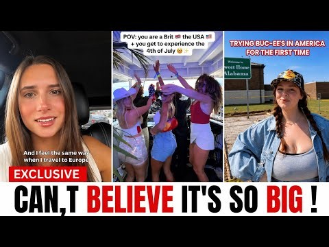 Europeans Can't Believe How BIG America Is! 🤯🇺🇸