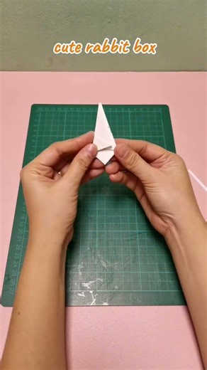 origami rabbit box #diy #homemadepapercraft #origami #papercrafttutorial #paper #art #artandcraft