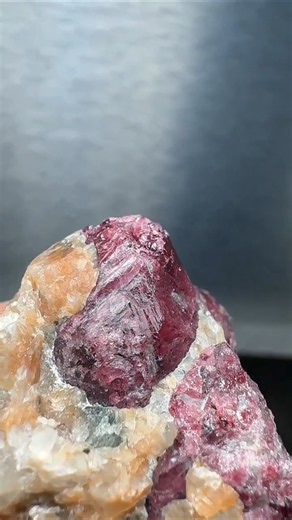 #17 The most intensive reddish pink Pyrope-Almandine garnets in my collection - Helsinki, Finland