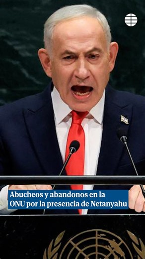 Delegados abandonan la ONU ante la presencia de Netanyahu y él les llama "cobardes morales"
