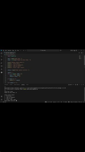 This Simple Code Can Save You Hours ⏳ #coding #codingshorts #python #programming #developer