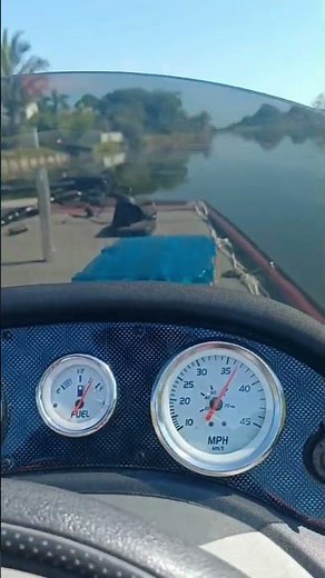 Top Speed on Bass Tracker Pro 170 w/50 HP Mercury 4 Stroke #basstracker