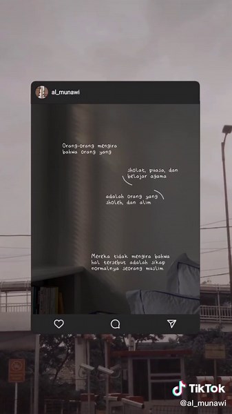 Cloudy Street Scene with Building and Signboard