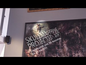 Skullmapping 'Projected Art' Expo at Berlin Speicher