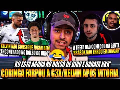 CORINGA FARPA APOS VITORIA LOUD vs G3X! GABEPEIXE SE POSICIONA POS TRETAS x CRIS GUEDES!