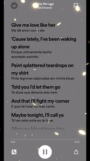 Give Me Love - Ed Sheeran 🎶 #spotify #song #GiveMeLove #edsheeran