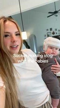 Sucker making vlog! #twinmom #candymaking #spendthemorningwithme #momlife