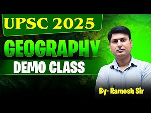 Geography Demo Class | Complete Strategy UPSC 2025 | By Ramesh Sir | Civils Adda