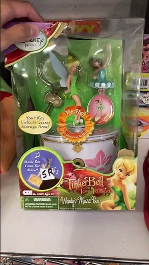 Tinker Bell Music Box #disney #tinkerbell #musicbox #toys