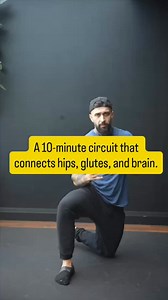 Most people stretch before leg day. I’d rather teach my hips how to work. Here’s what I do 👇 1️⃣ Hip IR PAILs/RAILs I’ll sit in internal rotation for about 2 minutes, then contract into the floor for 10–15 seconds (PAILs), and pull deeper (RAILs). If you already have good IR, don’t chase more range — just load what you’ve got. The goal is to build strength in your end range, not flexibility. 2️⃣ Contralateral Hinge – Iso Hold One leg back, opposite arm reaching forward. Hold 45 seconds per side