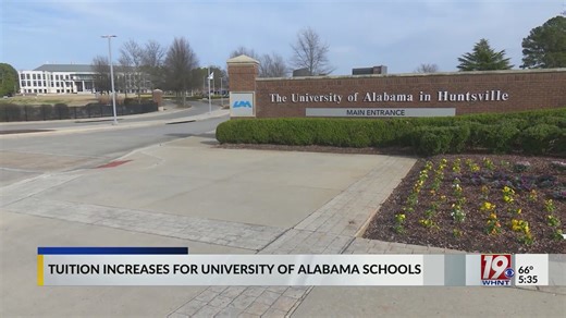 Tuition Increases Across UA System Schools | April 6, 2025 | WHNT News 19 Sunday Evening
