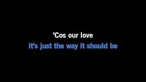 Karaoke Our Love - Natalie Cole - CDG, MP4, KFN - Karaoke Version