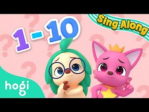 Learn Numbers with Shapes | Sing Along with Hogi | Fun Shapes & Adventure | Pinkfong & Hogi for Kids