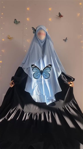 Butterfly Inspired Khimars and Abayas Collection