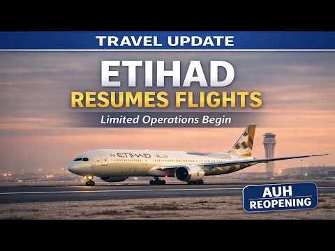 TRAVEL UPDATE | Etihad Flights Restart from AUH | What Travellers Need to Know