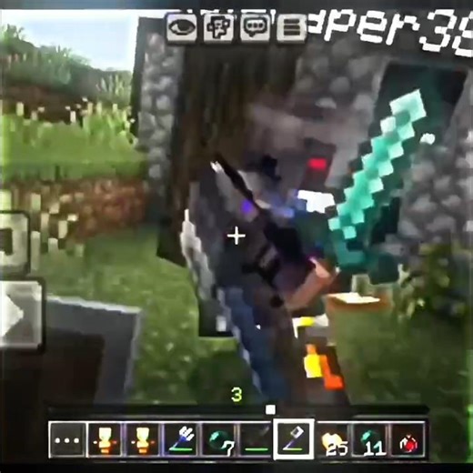 PVS ME VS BRO...#minecraft#shorts#edit