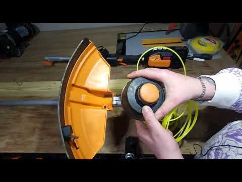 Worx wg186 hints and tips: how to replace your strimmer line - the easy way