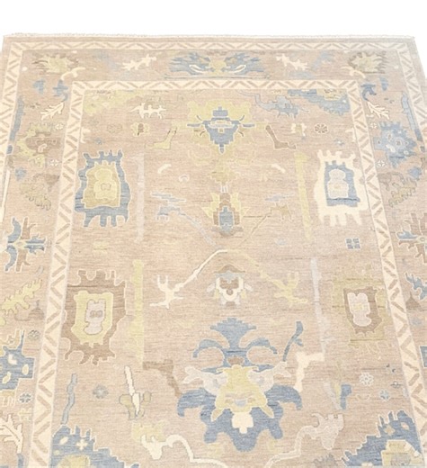 Authentic Modern Hand Knotted Oushak Rug, Made to Order - Etsy