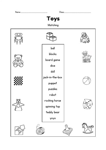 Toys worksheet #tienganhchobe #padenglish #englishworksheet #englishforkid #phieubaitaptienganh #tienganhcap1