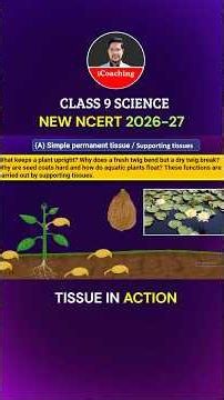 Class 9 Science: Simple Permanent Tissues Explained | Biology Chapter - Tissues | NCERT 2026-27
