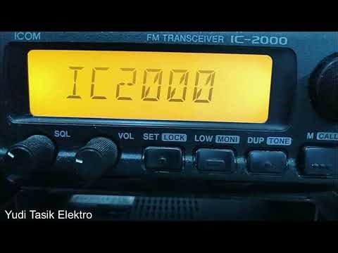 TES LAYAR RADIO ICOM IC 2000